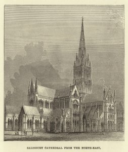 Salisbury Kathedraal vanuit het noordoosten