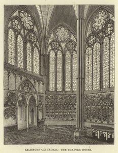 Salisbury Kathedraal, kapittelzaal door English School