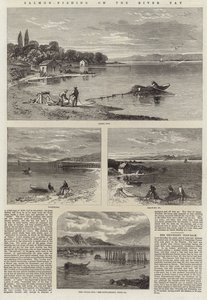 Zalmvissen op de Rivier Tay