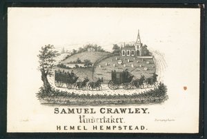 Samuel Crawley, begrafenisondernemer door English School