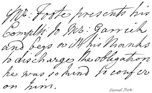 Samuel Foote door English School
