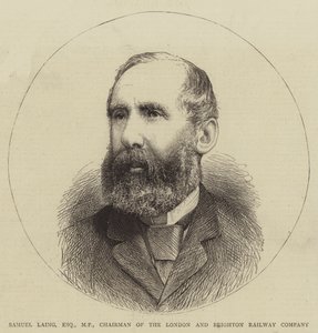 Samuel Laing, Esquire, MP, Voorzitter van de London and Brighton Railway Company door English School