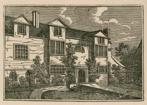 Huis van Samuel Richardson in Parsons Green, Londen door English School
