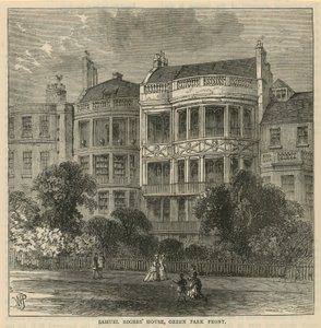 Samuel Rogers Huis, Green Park voorkant door English School