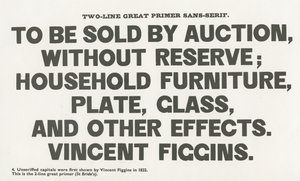 Sans serif poster door English School