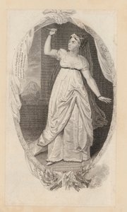 Sarah Siddons, actrice, als Euphrasia door English School