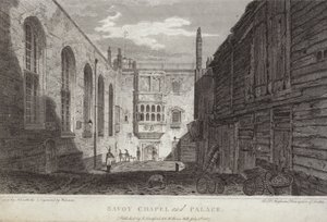 Savoy Kapel en Paleis, Londen, 1807