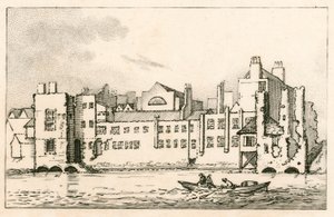 Savoy, Londen, zoals het nu is, 1792 door English School