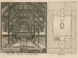 Steigers in Westminster Hall