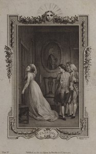 Scène uit Clarissa, door Samuel Richardson