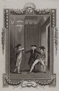 Scène uit Clarissa, door Samuel Richardson
