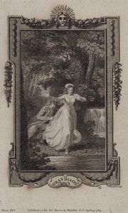 Scène uit De geschiedenis van Sir Charles Grandison, door Samuel Richardson