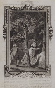 Scène uit De deugdzame wees, door Mary Collyer door English School