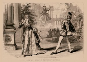 Scène uit "Zitella" in het Polytechnisch Instituut (gravure) door English School
