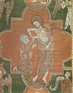 Scène uit het leven van Christus, detail van de Syon Cope, 1300-20 door English School