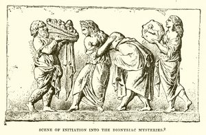 Scène van Initiatie in de Dionysische Mysteriën door English School