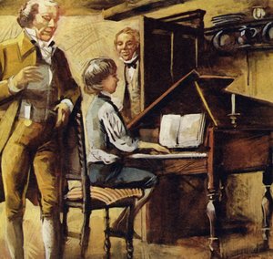 Schubert werd geboren in Wenen in 1797 door English School