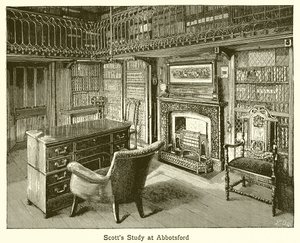 Scotts studeerkamer in Abbotsford