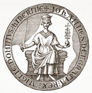 Zegel van koning Jan aan de Magna Carta