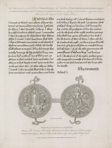 Zegel van het Klooster van Sint Saviour van Bermondsey door English School