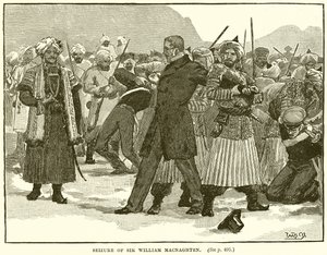 Inbeslagname van Sir William Macnaghten door English School