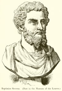Septimius Severus. (Buste in het museum van het Louvre)
