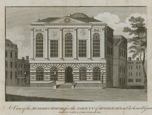 Sessions House, Clerkenwell door English School
