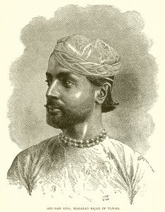 Sheodan Singh, Maharao Rajah van Ulwar door English School