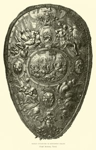 Schild toegeschreven aan Benvenuto Cellini door English School
