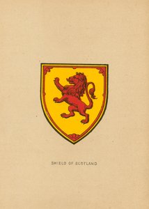 Schild van Schotland door English School
