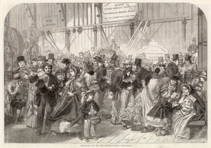 Shillingdag op de Internationale Tentoonstelling 1862 door English School