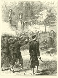 Communisten neerschieten, 1871 door English School