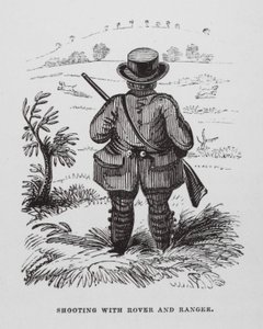 Schieten met Rover en Ranger (gravure) door English School