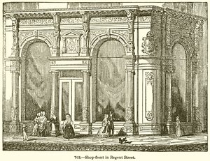 Winkelpui in Regent Street