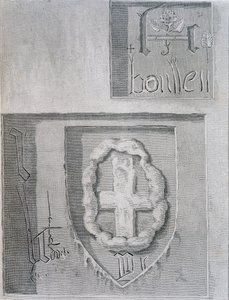 Handtekening van Anne Boleyn tijdens haar gevangenschap in de Tower of London en een ander gevangene