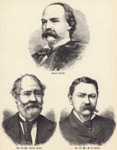 Signor Salvini, de wijlen Mr Charles Reade, de wijlen Mr H J Byron door English School