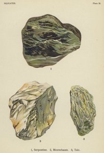 Silicaten, serpentijn, zeeschuim, talk