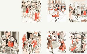 Eenvoudige kinderspellen door de jaren heen door English School