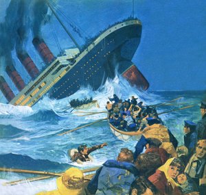 Zinken van de Titanic