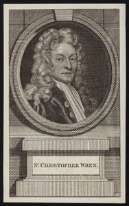 Sir Christopher Wren door English School
