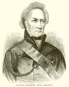 Sir David Ochterlony door English School