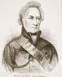 Sir David Ochterlony, illustratie uit Cassells Geïllustreerde Geschiedenis van India door James Grant, uitgegeven 1879 door English School