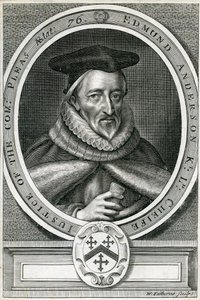 Sir Edmund Anderson (1530-1605) door English School
