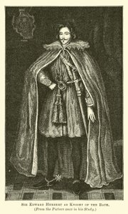 Sir Edward Herbert als Ridder van het Bad door English School
