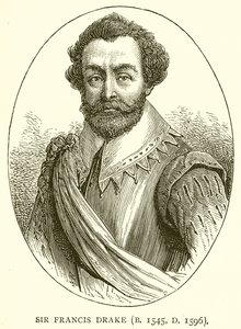Sir Francis Drake (Geb. 1545, Overl. 1596) door English School