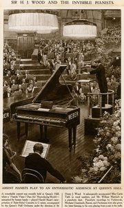 Sir Henry Wood en de onzichtbare pianisten door English School