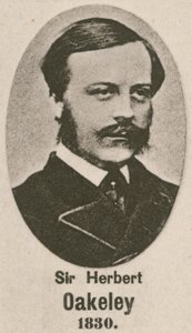 Sir Herbert Oakeley door English School