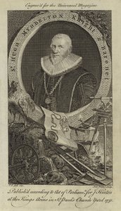 Sir Hugh Myddelton, ridder en baronet door English School