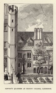 Verblijf van Sir Isaac Newton aan Trinity College, Cambridge door English School
