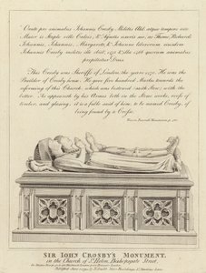 Monument van Sir John Crosby door English School